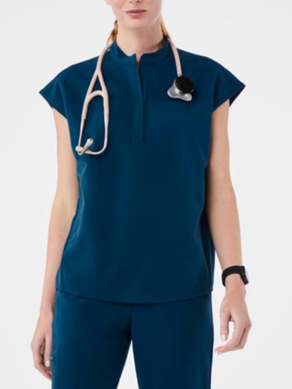 Figs Deep Reef Rafaela Scrub Top Oversized Limited Edition